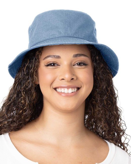 Big Accessories BA642 Lariat Bucket Hat Doba OS SLATE BLUE